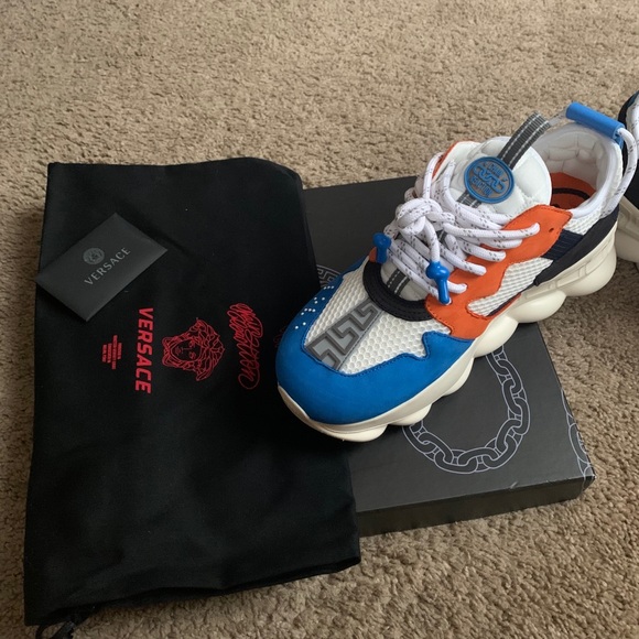 - Authentic Versace chain Reaction Sneakers - Picture 3 of 9
